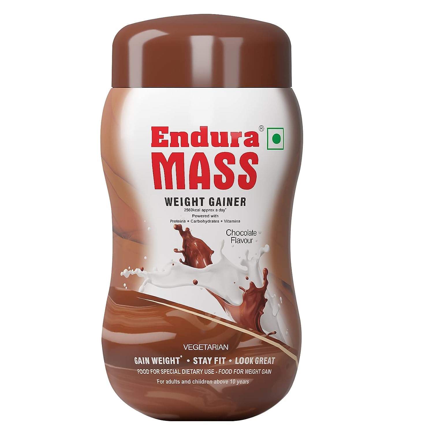 Endura Mass Weight Gainer Powder 500 G Chocolate Flavour | Unique Blend Of 3 Sources Of Protein, Carbs, Vitamins & Essential 
