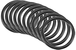 QUARKZMAN Nitrile Gomma O-Ring 32mm x 26mm x 3mm Guarnizioni di Tenuta Anelli Rubinetti Rotondo Guarnizione Rondella per Rubinetto Idraulica Riparazione Sigillatura Connessione, 10 Pezzi