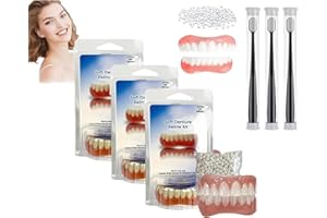 ASHOPFUN Vumela - Kit de reticulación de prótesis suave, kit de reticulación de prótesis suave Fivfivgo, Seurico Soft Denture Reliner Kit, kit de silicona para prótesis dentales suaves a presión para prótesis