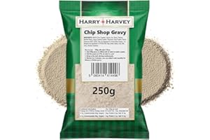 Harry Harvey Chip shop Gravy Mix 250g | Fish & Chip Shop Style Instant Powder | Big Rich Gravy Mix for Beef, Chicken, Pork, Lamb & Turkey | Thick Chippy Sauce in Minutes