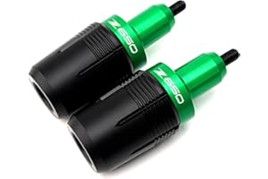 AFGIFT Deslizadores Moto Para Kawasaki Z650 Z 650 Z650RS ABS 2017-2023 2022 2021, marco de accesorios para motocicleta, deslizadores, protección contra caídas, protectores contra choques ( Color : Green , Si