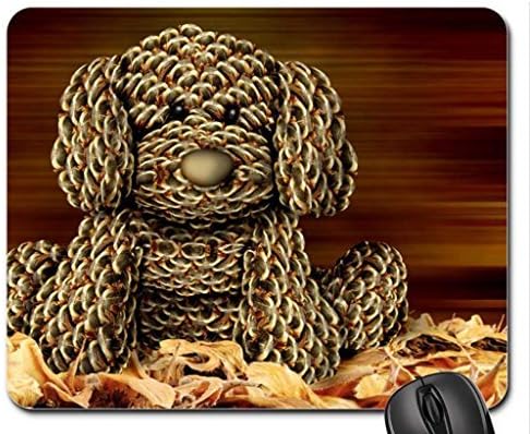 Puppy of SunFlower Seeds Mouse Pad, Mousepad (Dogs Mouse Pad)