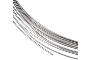 BENECREAT 20 Gauge 316 Stainless Steel Wire - 32.81 Feet/10M Bendable Stainless Steel Wire for Handicraft and Jewelry Production