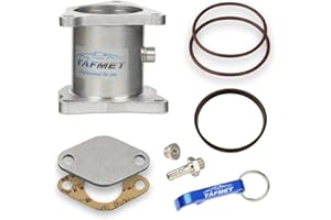 TAFMET AGR Ventil Ersatz Rohr Tuning Kit für VW Audi Seat Skoda mit 1.9 2.0 TDI BKD BKC AZV BXE AXR Motoren