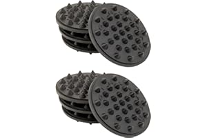 Oehlbach 55038 - Paracolpi elastici, 8 pezzi, nero