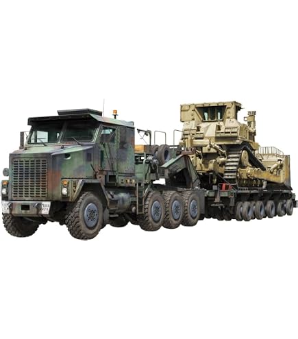 Maquette Trumpeter 1/35 FAUN SLT-56 Tank Transporter – Kit Plastique Camion Transport Char Militaire