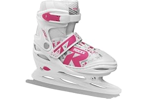 ‎ROCES Roces Kinder Jokey Ice 2.0 Verstellbarer Schlittschuh, White/Fuchsia, 38-41