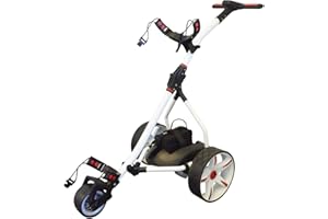 ProRider Electric Golf Trolley Upgraded 36 Hole Battery, Auto Distance Mode 7 Different Speeds Powerful Motor Extra Grip Wheels All Accessories included, Durable Powerful and Lightweight Golf Cart