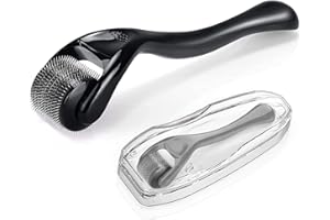 JurciCat Dermaroller Narbenroller Bart roller Derma roller Dermaroller haare Microneedling roller mit 540 Nadeln Für bartwuchs Gesichtshautpflege Anti-Aging Anti-Falten Narbenentfernung