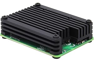 Geekworm C235 Heatsink for Raspberry Pi CM4-12mm Aluminum Cooler with Thermal Pad | Passive Cooling or 30mm Fan Support