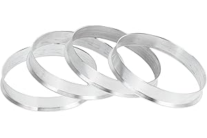 INFINAUTO Hub Centric Rings, 56.1mm ID to 57.1mm OD Vehicle Wheel Hubrings Aluminum Alloy, 4 Pcs