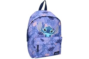 mybagstory - Sac à dos - Stitch – Disney - Violet - Enfant - Ecole - Primaire - Maternelle - Garderie - Cartable fille - Taille 37 cm - Bretelles réglables- Idée Cadeau