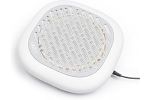 LIARTY Nail Dust Collector Machine 130W New Strong Power Nail Dust Collector Powerful Suction Extractor Fan for Manicure, Professional Nail Filter (Grey)