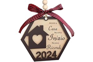 ZALINGO Regali di Riscaldamento della Casa, Nuova Casa Regalo per le Donne, Coppia, Nuovi Regali Della Casa per la Casa, Nuove Idee Regalo del Proprietario Della Casa, Nuovo Ornamento della Casa 2024