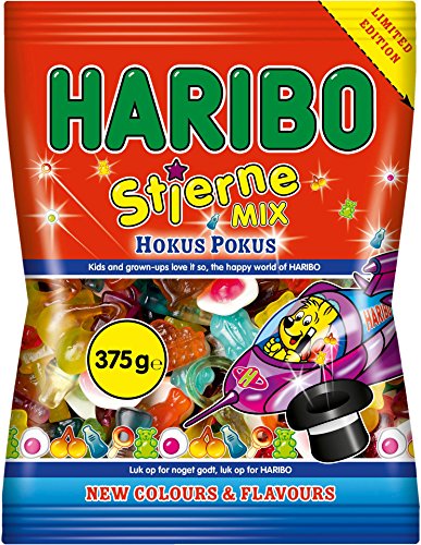 Haribo - Stjerne Mix Hokus Pokus Fruchtgummi Weingummi - 375g