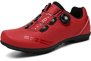 Hixingo Cycling Shoes Mens Womens MTB Bicycle Shoes Flat Sneaker Road Bike Rubber Sole Breathable Mountain Bike Shoes Non-Slip Shoe