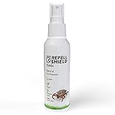RepellShield Natürlicher Zeckenschutz - 100ml - Hautfreundliches Zeckenspray als Schutzbarriere für Menschen, Insektenspray f
