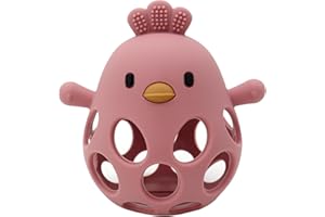 SICHY Beißring Baby, Beißspielzeug, Zahnungshilfe, Beissring Baby Spielzeug 0 3 6 9 12 Monate, Handschuh Beissring Baby, Sensorisches Fäustling Beißspielzeug Geschenke für Neugeborene Kleinkinder