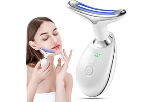 WINLOAD Gesichtsmassagegerät Gegen Falten, Schönheit Gerät für Gesicht und Hals, mit 3 Modi, 45°C Anti-Falten Gesichtsgerät Hautstraffung & Lifting, Tragbares EMS Gesichtsmassage für Frauen Männer