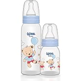 Wee Baby Klasik PP Biberon Seti 125 ml + 250 ml Mavi 0-6 Ay