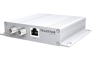 TELESTAR DIGIBIT Twin – SAT>IP Router (2 Teilnehmer, Netzwerk Transmitter, HDTV) – Silber