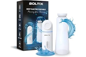 BOLTIX Electric Portable Bidet, USB-C Type Rechargeable 350ml, Handled Travel Bidet for Personal Use for Men & Women, Personal Hygiene Cleaning Postpartum Care-Travel Essentials