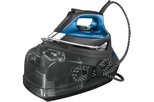 Rowenta Silence Steam Fer à repasser Pressione 7,5 bar Gris et Bleu