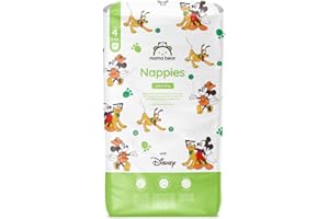 Marchio Amazon - Mama Bear Disney Pannolini ultra-asciutti, Taglia 4 (8-14 kg), Bianco, 84 Unità
