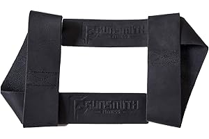 Gunsmith Fitness Gym Lifting Straps - Premium Wrist Straps Weightlifting - Anti Slip Powerlifting & Bodybuilding Weight Lifting Straps for Deadlifting