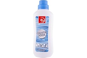 DTD QUALITY MATTERS 1Kg Caustic Soda Drain Cleaners & Unblockers Powder Kitchen Sink & Drain Cleaner Effectively Clears Blocked Drains Also Use For Cleaning Pathways Driveways Exterior & Brickwork