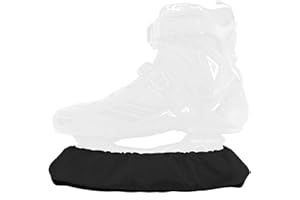 Aoblok Protège-patins à glace, 1 paire de chaussettes élastiques de hockey sur glace, pour femmes, hommes, enfants, patins à glace, patins, patins à glace, accessoires de protection de patins à glace, cadeau de hockey sur glace