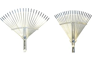 YANHE Tête de râteau à feuilles de jardin, tête de rechange pour jardiniers, râteau d'arbustes de jardin pour recueillir les débris en vrac parmi les pelouses et les cours, 40 ~ 42 cm