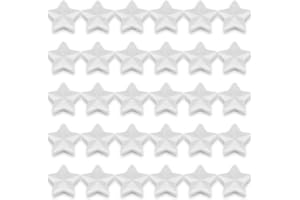 ZDZBLX Imanes Nevera Imanes Potentes, 30 Piezas Iman Imanes Pizarra Magnetica Imanes Pequeños Calendario Nevera Iman, Mini Imanes Decorativos Magnets, para Pizarra Magnetica Nevera (Estrella, Blanco)