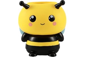 I-TOTAL - 3D-Stifthalter – Schreibtisch-Organizer im Kawaii-Stil für Stifte und Zubehör, Geschenkidee (BEE)