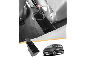 ‎LFOTPP LFOTPP Getränkehalter Ablagefach auf dem Rücksitz Für V W UP GTI/Seat MII/Seat MII Electric/Skod-a Citigo/Citigo-e iV, Rücksitz Mittelarmlehne Becherhalter Organizer Tray