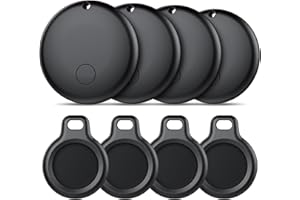 AJBLG Air Tracker Tag Android Smart Tag, Schlüsselfinder KeyFinder kompatibel mit Google Mein Gerät Finden APP (Android NUR), Bluetooth Key Finder für Gepäck/Taschen/Koffer/Brieftasche (4er Pack)