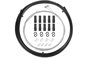 Gasea Universel Vélo Câble de Dérailleur Bike Shift Cable pour Cyclisme VVT Câble de Changement de Vitesse et Housing Set