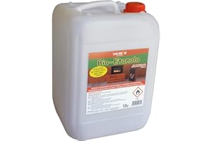 MILO SRL BIOETANOLO COMBUSTIBILE BIOCAMINO STUFA CAMINO INODORE PULITO ANTIFUMO CAMINETTO (10 LT)