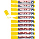 edding 360 beyaz yazı tahtası kalemi sarı - 10 kalem