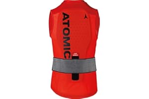 Atomic Men's Protective Ski Vest, Live Shield M Model, Size S, Black/Grey, AN5205016S