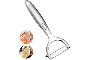 YPYMOD Pelador de Acero Inoxidable, Pelador de Patatas y Verduras en Forma de Y, Cocina Premium, Ultra Afilado, para Zanahorias, Patatas, Naranjas, Cítricos