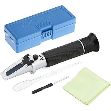 Zeewater Zoutgehalte Refractometer Draagbare Handheld Zoutgehalte Meter ATC Salinometer Aquarium Halometer Zoutmeter Zoutwater Tester