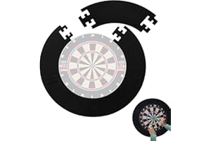 MEYUXG Dart Catchring Surround,Anello di Protezione per Freccette,Anello di Protezione per Bersaglio per Freccette da 45cm,Dart Surround Catchring in Nero,Stabile in Eva per Bersaglio Surround Durevole
