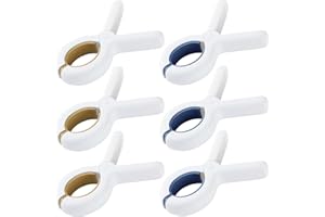Simsky 6 Pezzi Mollette Grandi, Bucato Clip per Telo da Spiaggia, Grandi Mollette, Mollette per Bucato Antiscivolo, Mollette Per Asciugamani In Plastica per Spiaggia,per Trapunta,Asciugamani, Coperta