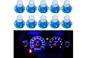 TABEN T3 Neo Wedge LED Lampadine A/C Climate Riscaldamento Luci Gauge Cluster Strumento Dashboard Lampadine (blu)