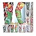 Produktbild HLHN Herren Damen Temporary Gefälschte-Slip Tattoo Ärmel Strümpfe Tätowierung Anziehen Sunscreen Armmanschette (7 Paar)