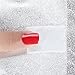 HBF 100 PCS Aluminium Foil Nail Wraps-Acrylic Gel Polish Remover-Trendy Manicure Tool