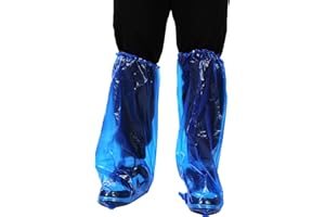 BAVOOTY Wodoszczelne ochraniacze na buty, ochraniacze na buty, ochraniacze na buty, wodoodporne ochraniacze na buty, dla mężczyzn i kobiet, antypoślizgowe, 10 par (20)