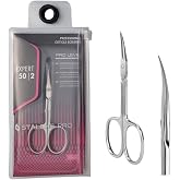 STALEKS PRO Profesyonel K&uuml;tik&uuml;l Makası Ergonomik Halkalar Paslanmaz &Ccedil;elik Uzman SE-50/2