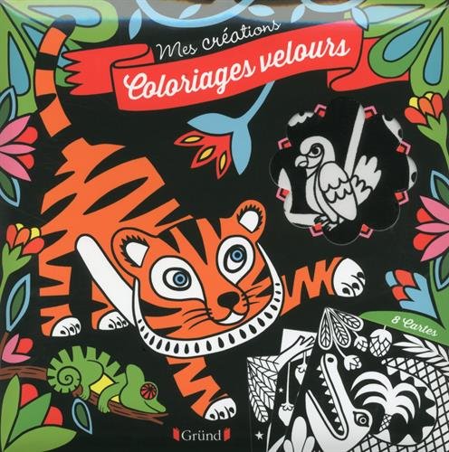 Pochette coloriages velours